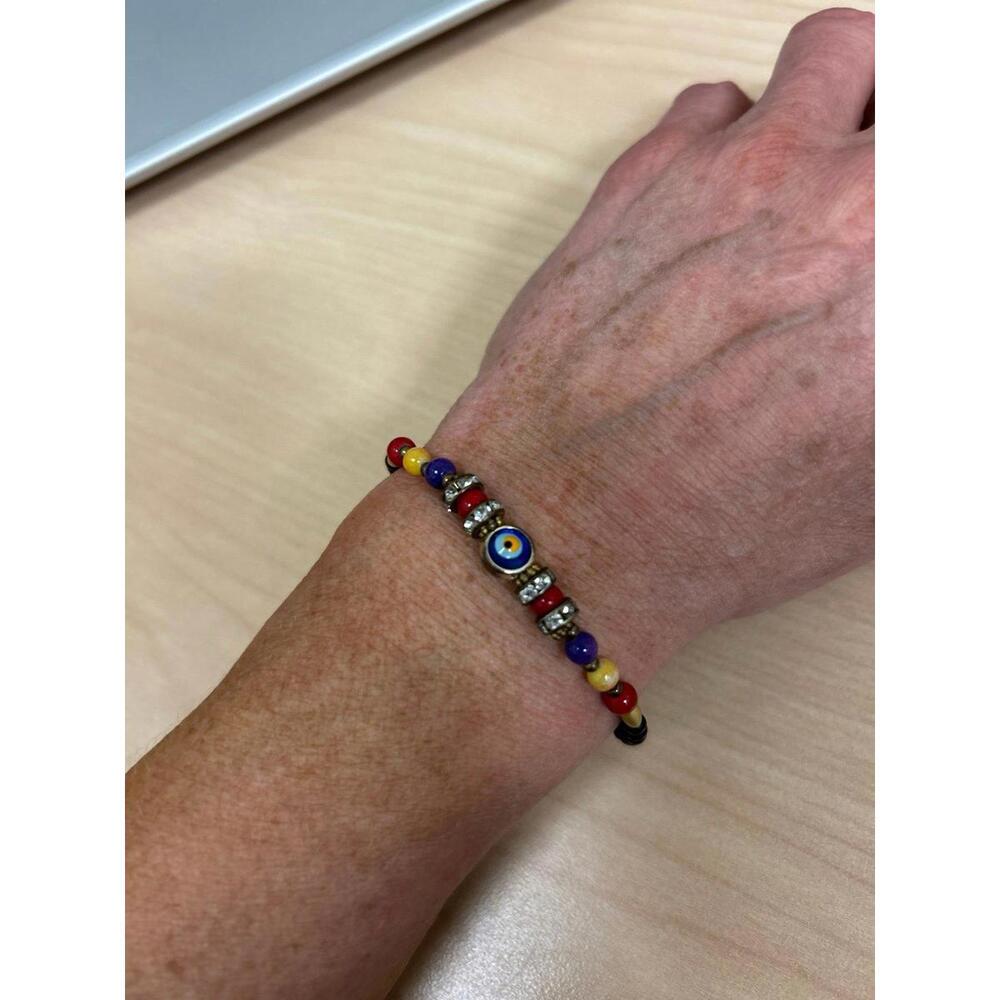 Symbolic Beaded Bracelet